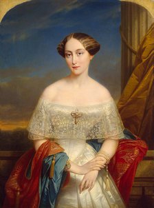 Portrait of Grand Duchess Olga Nikolaevna of Russia', (1822-1892), Queen of Württemberg, 1848.  Creator: Keyser, Nicaise de (1813-1887).
