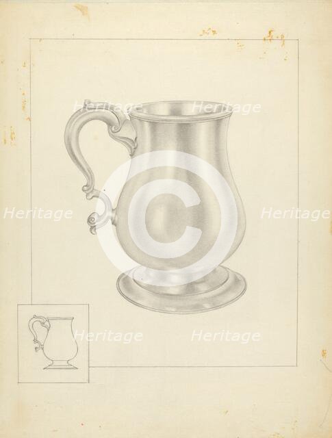 Silver Mug, c. 1936. Creator: Isidore Steinberg.