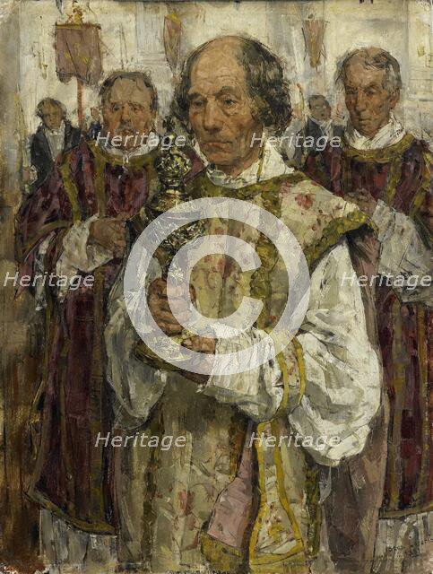 Procession in the Old Catholic Church in The Hague, 1881. Creator: Isaac Lazerus Israels.