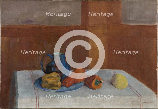 Still life, ca 1901. Creator: Redon, Odilon (1840-1916).