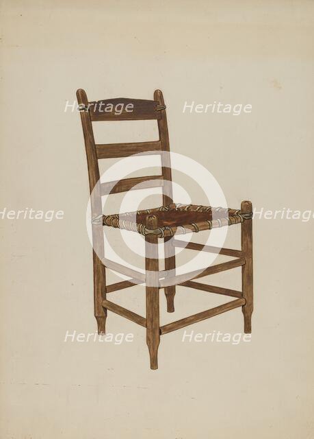 Chair (Ranch Type), c. 1937. Creator: Ellen Duncan.