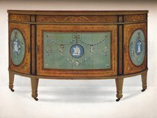 'Commode of Lunette Form', c1775. Artist: Unknown.