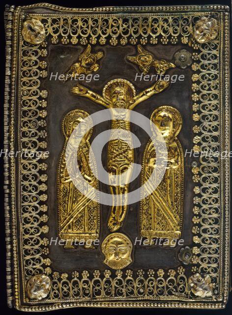 Silver gilt binding from a manuscript of the Four Gospels, 1669. Creator: Unknown.