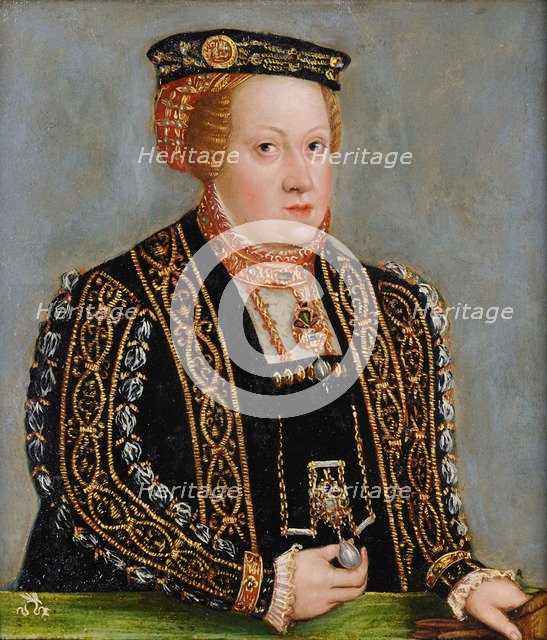 Portrait of Catherine of Austria (1533-1572), Queen of Poland, c. 1565.