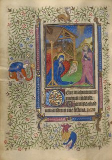 The Nativity; Book of Hours, about 1410. Creator: Unknown.