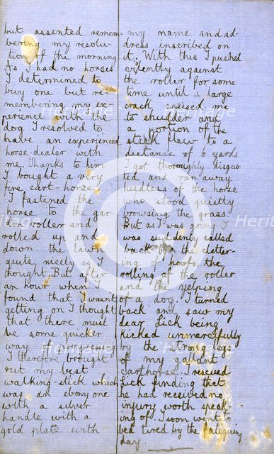 Hyde Park Gate News, family magazine of Virginia Woolf and Vanessa Bell, 1891-1892. Creator: Vanessa Bell.