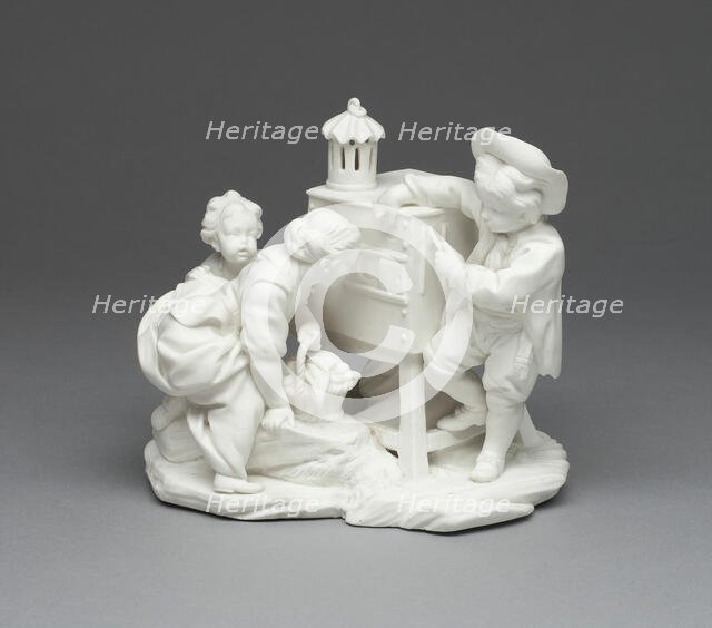 The Peep Show, or the Magic Lantern (La Curiosité ou La Lanterne Magique), Sèvres, c. 1757. Creators: Sèvres Porcelain Manufactory, Etienne-Maurice Falconet.