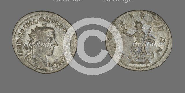 Antoninianus (Coin) Portraying King Philip I, 244-247. Creator: Unknown.