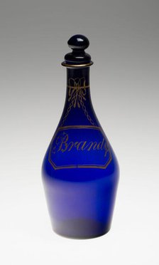 Brandy Decanter, England, c. 1806. Creator: Unknown.