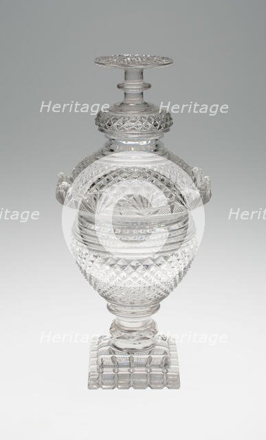 Covered Vase, England, c. 1800. Creator: Unknown.