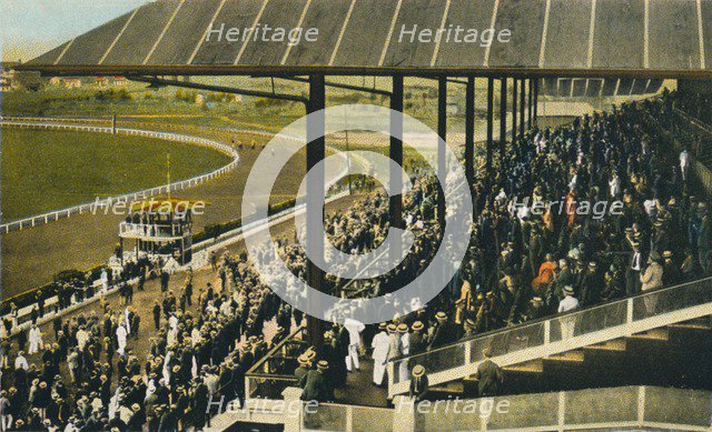 Habana, Carrreras de Ceballors. Race track at Marianao, c1915. Artist: Unknown