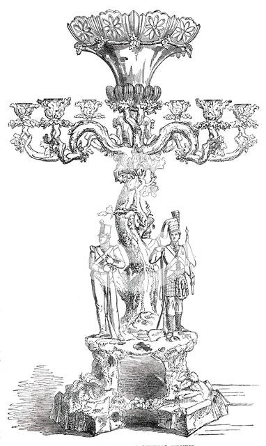 Plate presented to General Wemyss, 1850. Creator: Unknown.