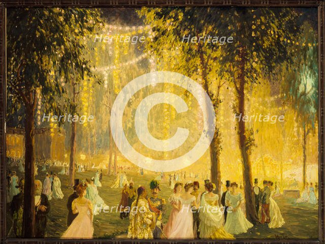 Night fete given at the Elysée by President Loubet in honour of Alphonse XIII, in 1905, 8th..., 1905 Creator: William Samuel Horton.