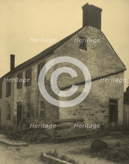 Old warehouse on former Market Yard, Falmouth, between 1925 and 1929. Creator: Frances Benjamin Johnston.