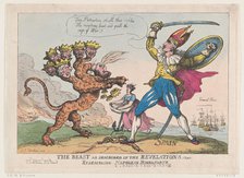 The Beast As Described In The Revelations, Chap. 13, Resembling Napoleon Buonapar..., July 22, 1808. Creator: Thomas Rowlandson.