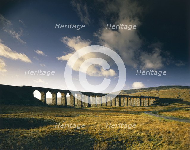 Ribbleshead Viaduct, North Yorkshire, 1987. Artist: Unknown