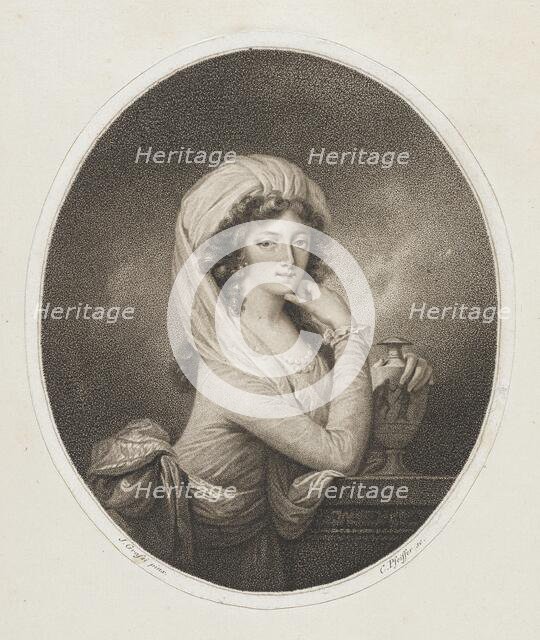 Princess of Liechtenstein, 18th century. Creator: Carl Hermann Pfeiffer.