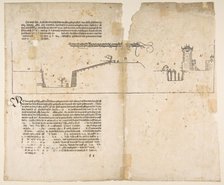 Last Illustration from Dürer's Treatise on Fortification, Nuremberg, 1527.n.d. Creator: Albrecht Durer.