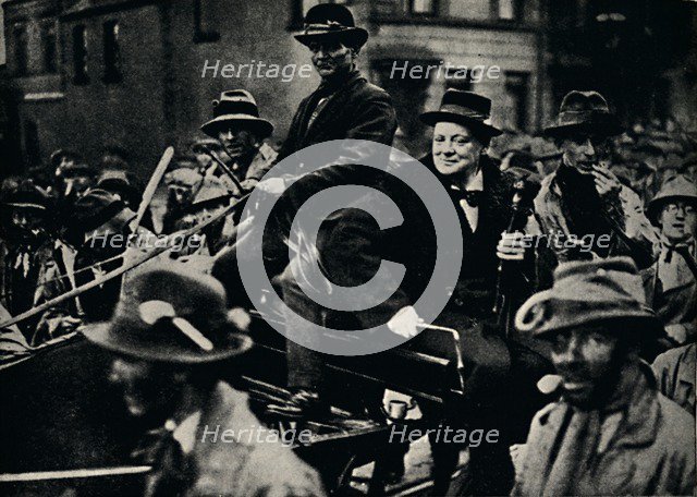 'Churchill in Belfast Again', 1926, (1945). Creator: Unknown.