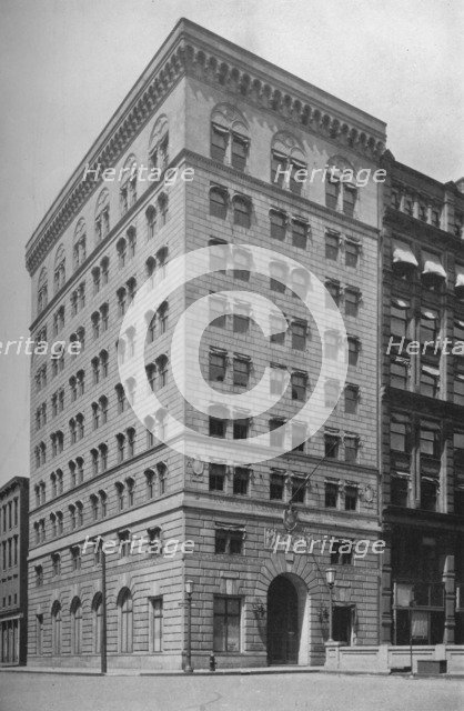 General exterior view, offices of the Brotherhood of Railroad Trainmen, Cleveland, Ohio, 1923. Artist: Unknown.