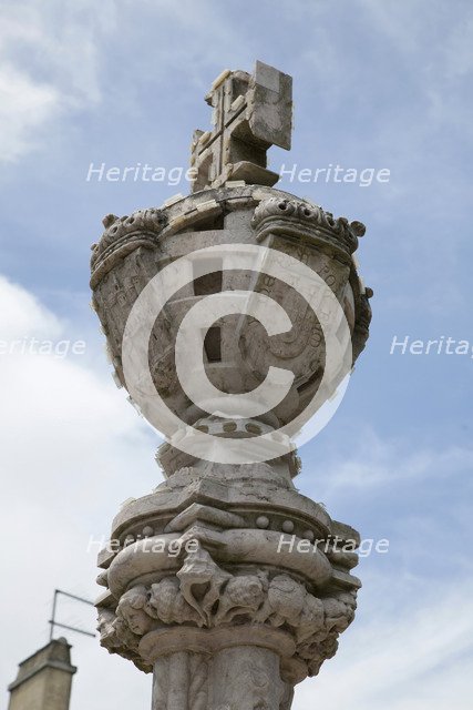A monument outside Sintra Town Hall, Sintra, Portugal, 2009. Artist: Samuel Magal