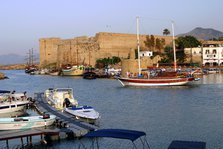 Harbour and castle, Kyrenia (Girne), North Cyprus.