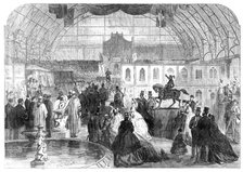 Opening of the North-East London Exhibition of Arts and Manufactures at the Agricultural Hall, 1865. Creator: Unknown.