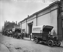 Hampton & Sons Ltd munition works, 43 Belvedere Road, Lambeth, London, July 1916. Artist: H Bedford Lemere.
