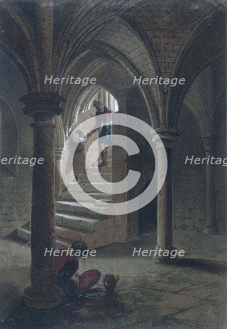 Gerard's Hall, London, 1855. Artist: Percy William Justyne