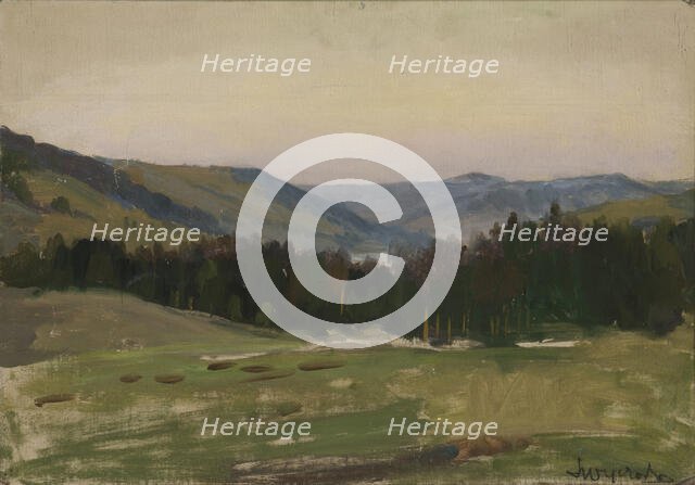 Highland Landscape, between 1908-1912. Creator: Leon Wyczolkowski.