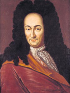 Gottfried Wilhelm Leibniz (1646-1716) , c. 1710. Creator: Anonymous.