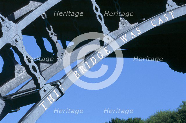 The Iron Bridge, Ironbridge, Shropshire, c2000s(?). Artist: Unknown.