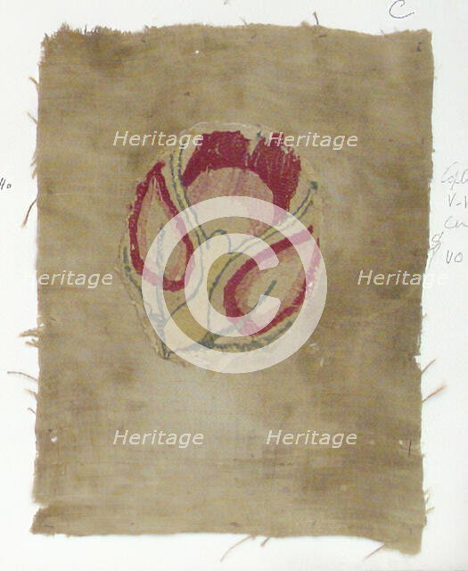 Textile Fragment, Coptic, 5th-6th century. Creator: Unknown.