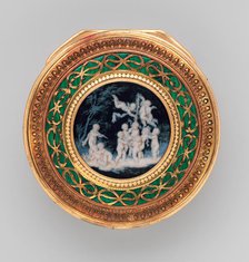 Snuffbox with scenes of putti at play, 1770-71. Creators: Pierre François Drais, Jacques-Joseph Degault.