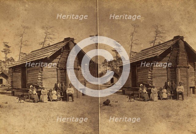 Log cabin. Florida, c1850-c1930. Creator: Unknown.