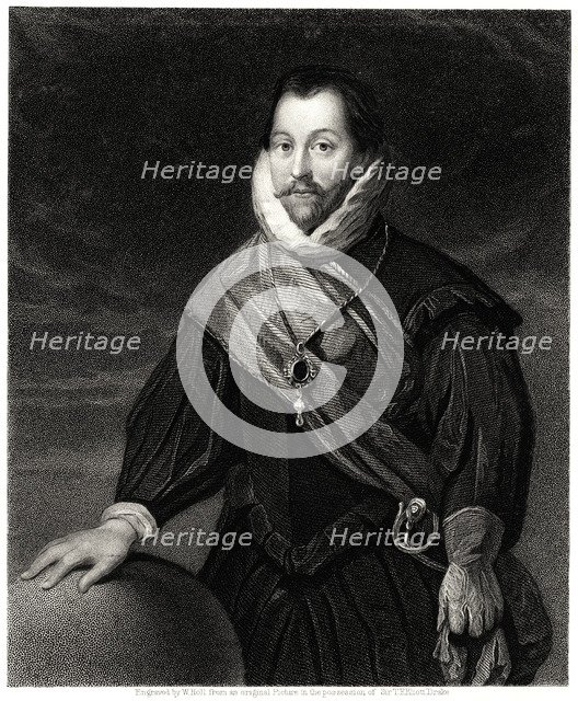 'Drake', 19th century. Artist: William Holl