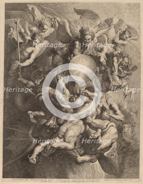 The Fall of the Rebel Angels, 1621. Creator: Lucas Vorsterman.