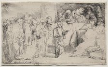 Christ Disputing with the Doctors: A Sketch, 1652. Creator: Rembrandt van Rijn (Dutch, 1606-1669).