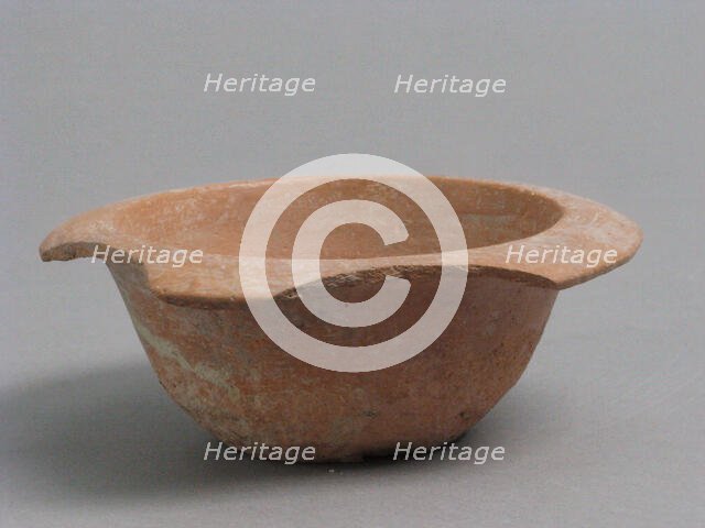 Bowl, Coptic, 4th-7th century. Creator: Unknown.