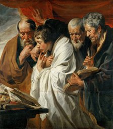 The Four Evangelists. Artist: Jordaens, Jacob (1593-1678)
