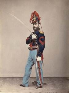 Light Artillery, Sergeant Major, 1866. Creator: Attributed to Oliver H. Willard.