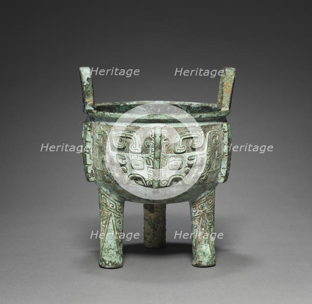 Tripod (Ding), c. 1250-1046 BC. Creator: Unknown.