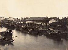 Vue de la Ville Chinoise (Cholen) Feuille No. 3, Saïgon, Cochinchine, 1866. Creator: Emile Gsell.