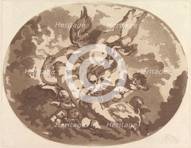 Venus and Cupid, 1766. Creator: Jean Claude Richard Saint-Non.