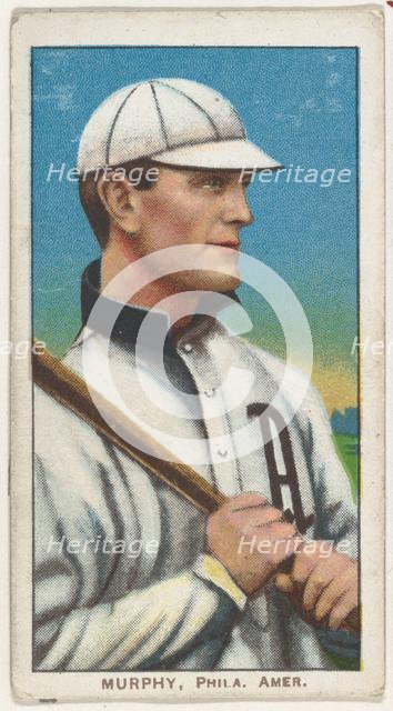 Murphy, Philadelphia, American League, from the White Border series (T206) for the Amer..., 1909-11. Creator: American Tobacco Company.