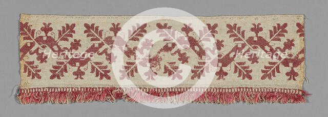 Fragment (From a Border), Italy, 17th century. Creator: Unknown.