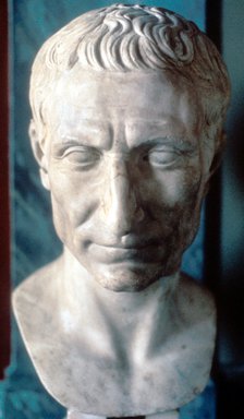 Julius Caesar, Roman soldier and statesman, 50 BC. Artist: Unknown