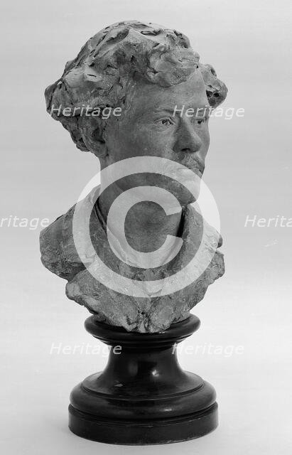 Bust of a Young Man, 1870/75. Creator: Jean Alexandre Joseph Falguiere.