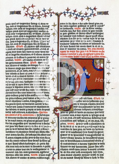 The Call of Abraham, early 15th century. Artist: Unknown