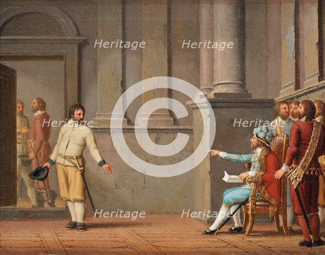 Engelbrekt Engelbrektsson before Eirik III, 1805. Artist: Hilleström, Pehr (1732-1816)